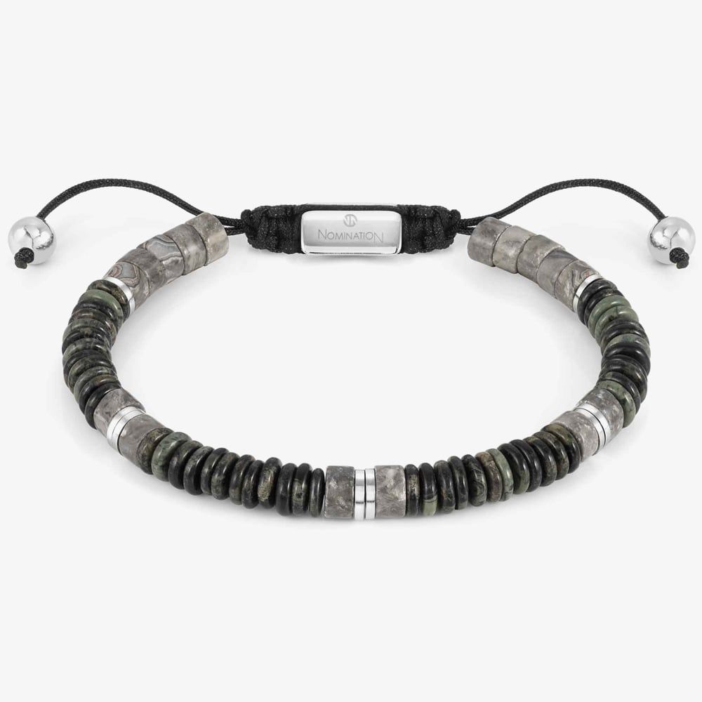 Nomination Grey Instinct Jasper Bracelet