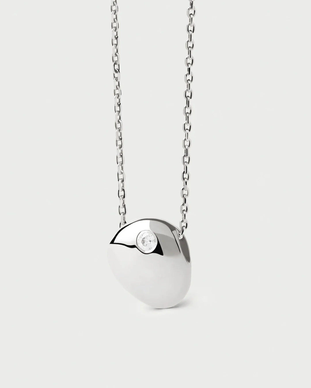 Pdpaola Silver Wave Necklace