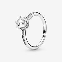 Pandora Clear Sparkling Crown Ring (198289CZ-60)
