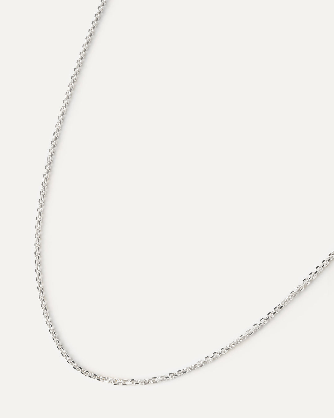 Elegant Sterling Silver Adjustable Chain Necklace for Women, 40-50cm, Delicate & Versatile