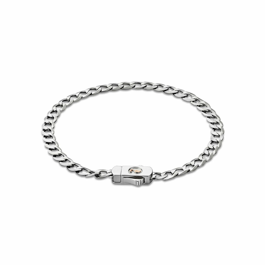 Clogau Insignia Silver Curb Chain Bracelet