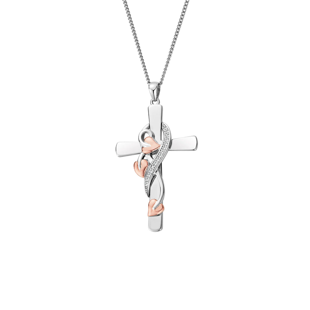 Clogau Tree of Life Cross Vine Necklace