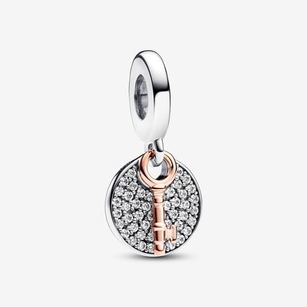Pandora Rose Gold Key to Happiness Dangle Charm
