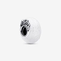 Pandora Silver White Murano Mum & Love Charm