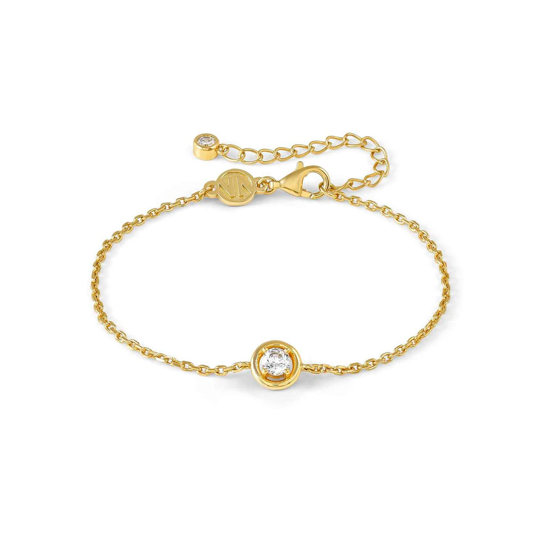 Nomination Gold Cosmiclove Circle Bracelet