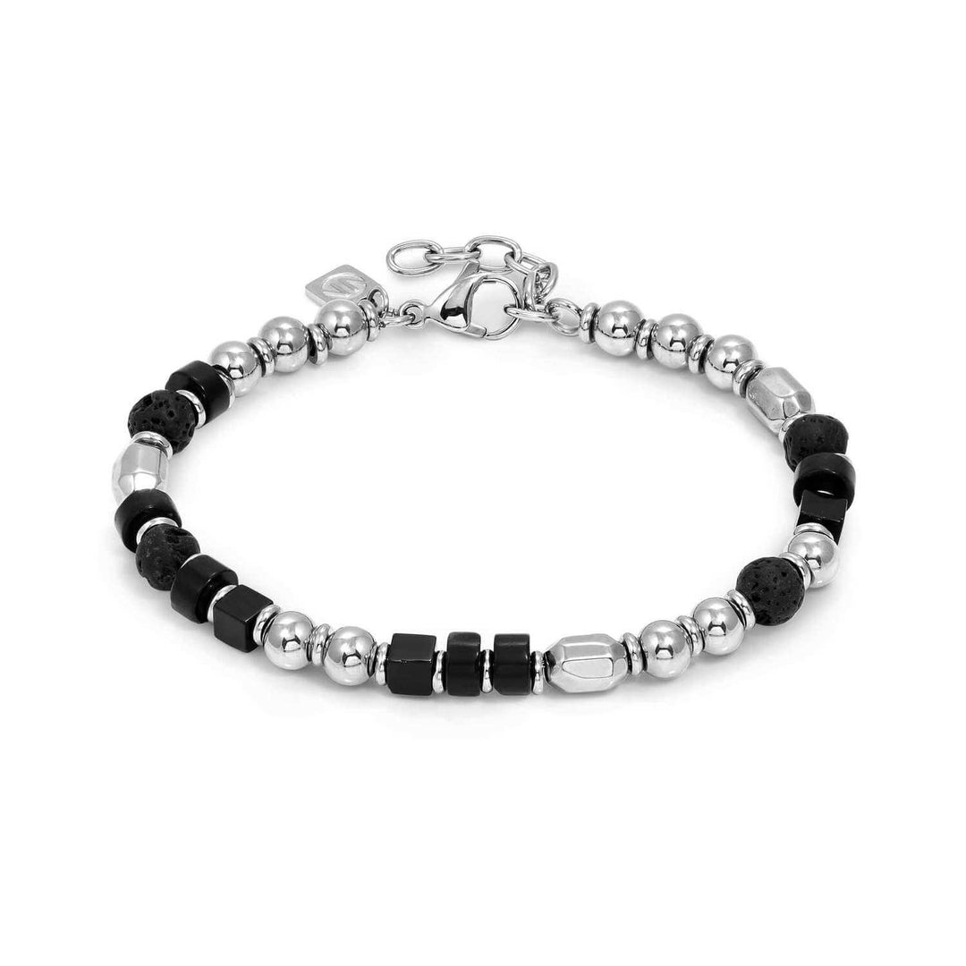 Nomination Classic Silver Steel Nuggets Large Bracelet