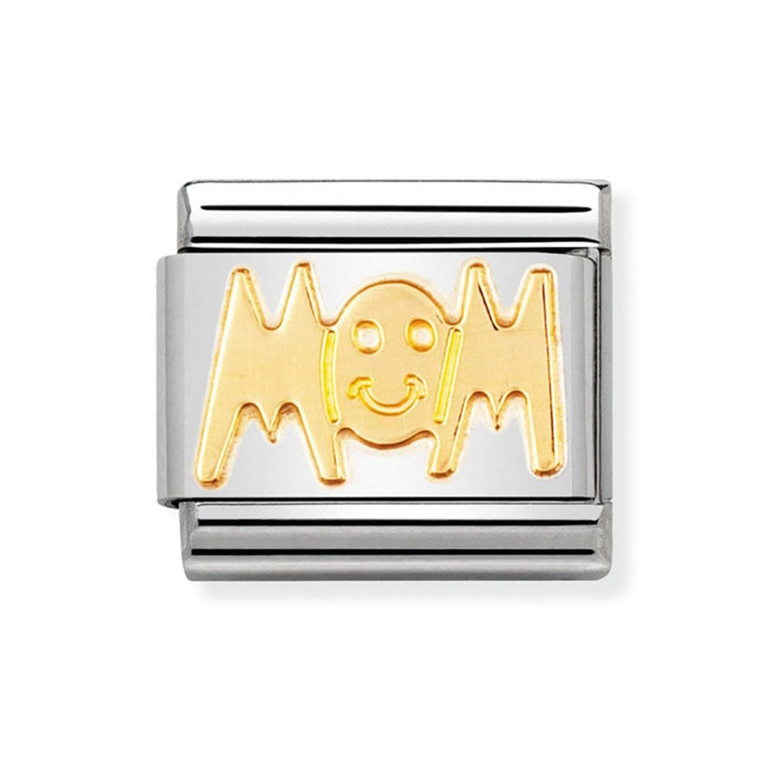 Nomination Classic 18ct Gold Mom Charm