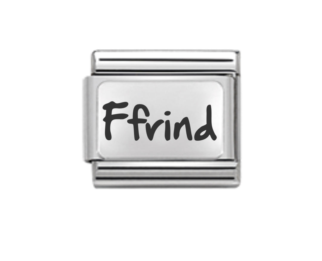 Nomination Classic Silver Ffrind Charm
