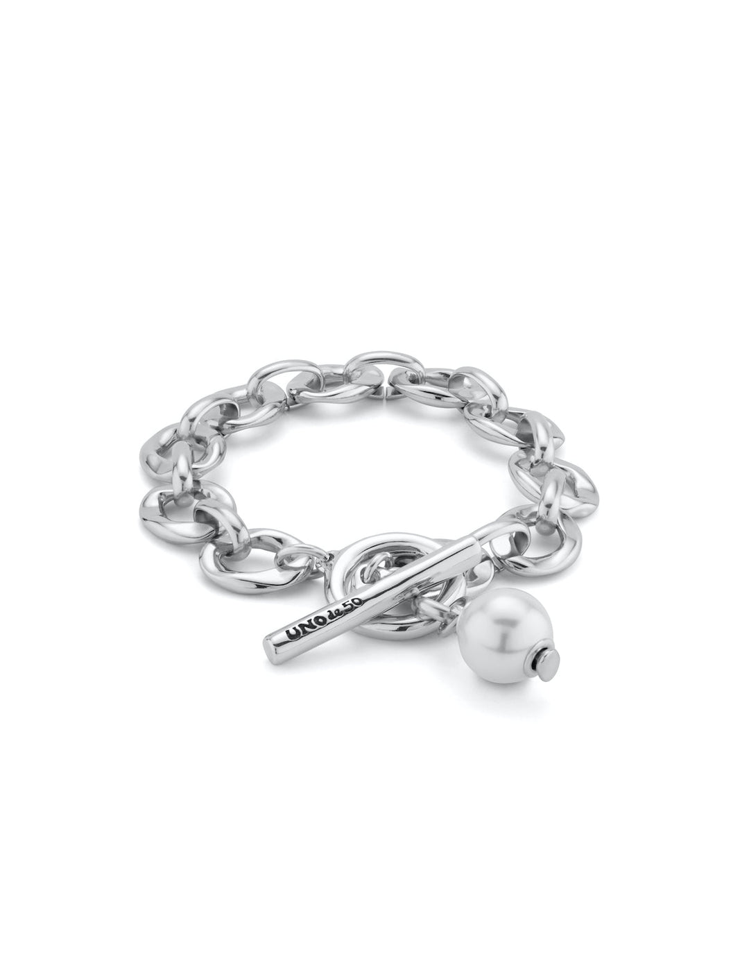 UNOde50 Silver Yolo Joyful Bracelet