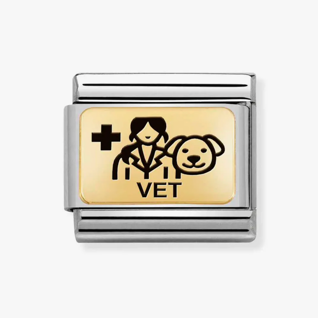 Nomination Gold Classic Vet Charm