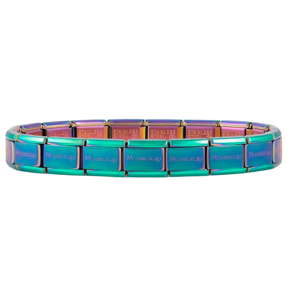 Nomination Single Matt Iridescent Starter Bracelet Links