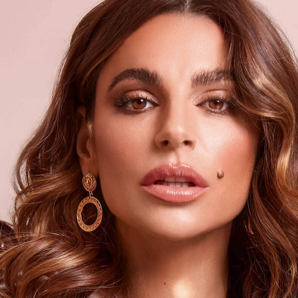 ChloBo 22CT Gold Plated Lion Statement Earrings - MococoChloBoCC - G - ER - 2 - S19503323652396Earrings