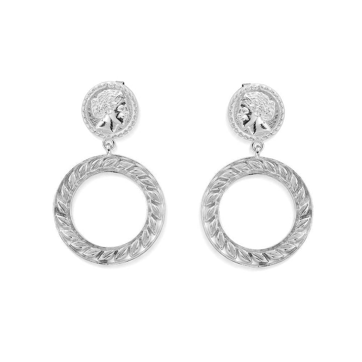 ChloBo 925 Sterling Silver Aphrodite Goddess Statement Earrings - MococoChloBoCC - S - ER - 1 - S19502475633888Earrings