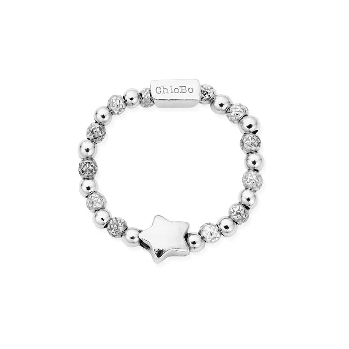 ChloBo 925 Sterling Silver Inset Star Ring image