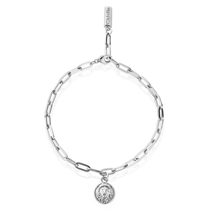 ChloBo 925 Sterling Silver Mini Link Lion Anklet - MococoChloBoCC - S - AN - 2 - S19509358132322Type_Anklets