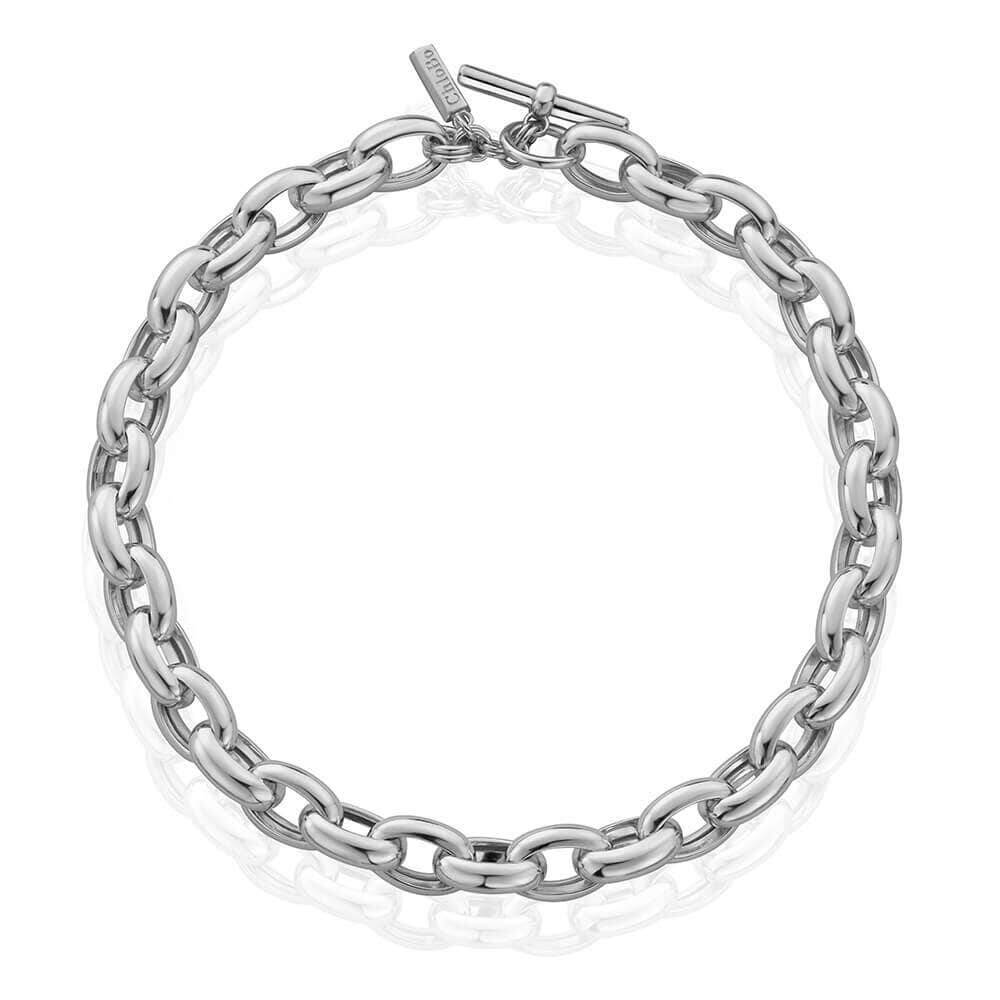 ChloBo 925 Sterling Silver Mini Rollo Necklace - MococoChloBoCC - S - NE - 19 - S19503272263568Necklaces