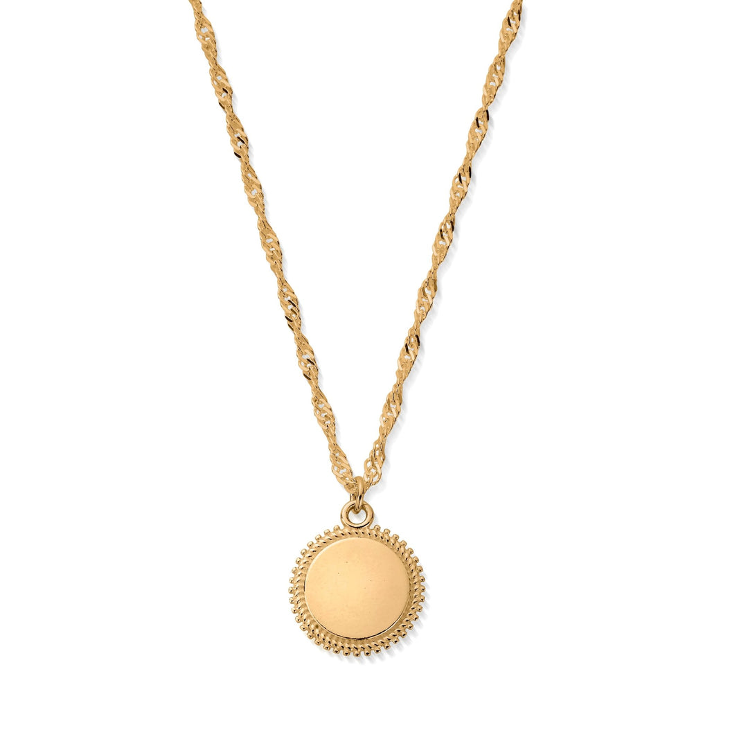 ChloBo Gold Personalised Moon Coin Necklace - MococoChloBoPGNTR3261/WEB9505584392233Necklaces