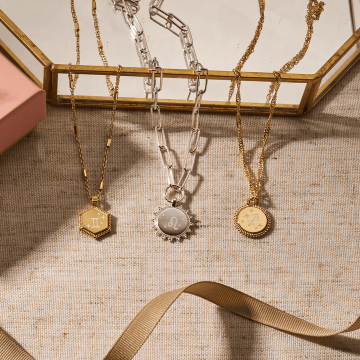 ChloBo Gold Zodiac Moon Coin Necklace - MococoChloBoPGNTR3261/ZOD9505584392233Necklaces