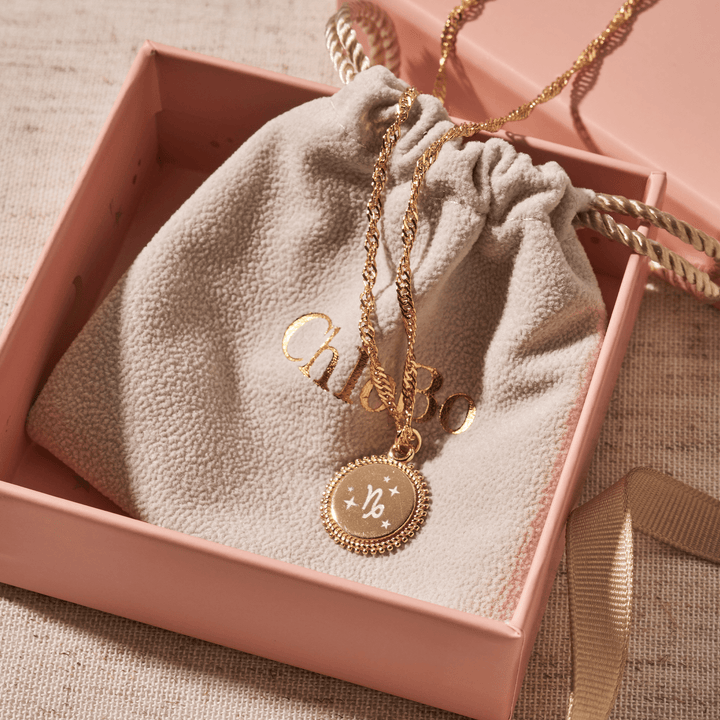 ChloBo Gold Zodiac Moon Coin Necklace - MococoChloBoPGNTR3261/ZOD9505584392233Necklaces