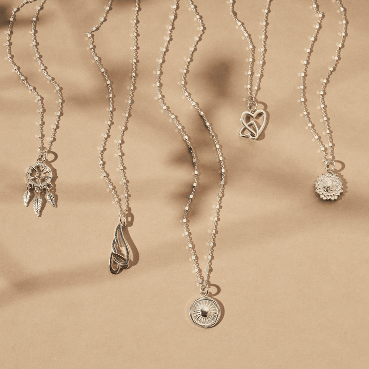 Chlobo Silver Interlocking Love Heart Necklace - MococoChloBoSNDC5729506777735981Necklaces