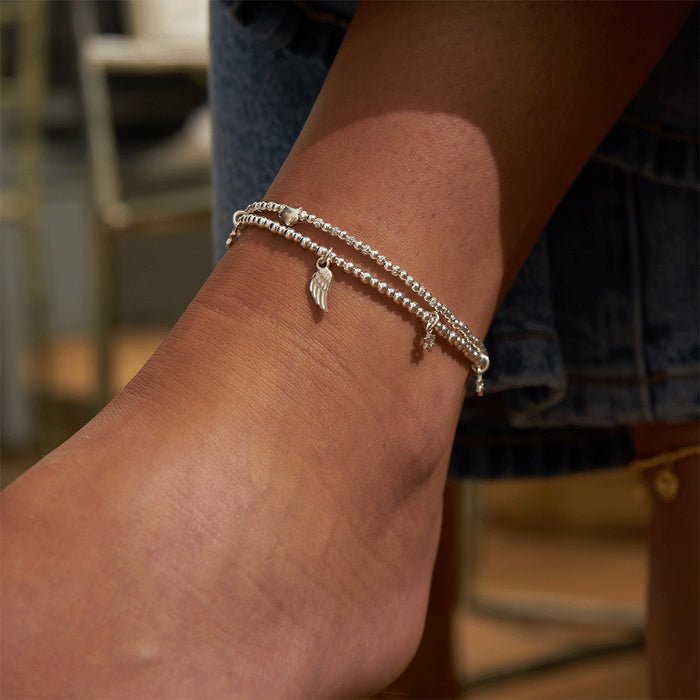 ChloBo Silver Mini Cute Divinity Within Anklet - MococoChloBoSANMC235030589504771521432Anklets
