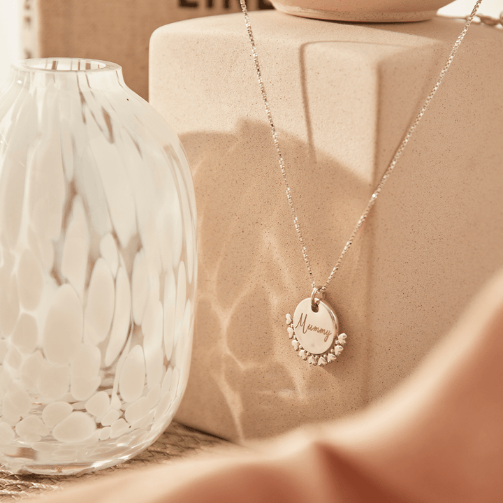 ChloBo Silver Personalised Delicate Box Chain Heart Necklace - MococoChloBoPSNDB3054/WEB754169355074Necklaces