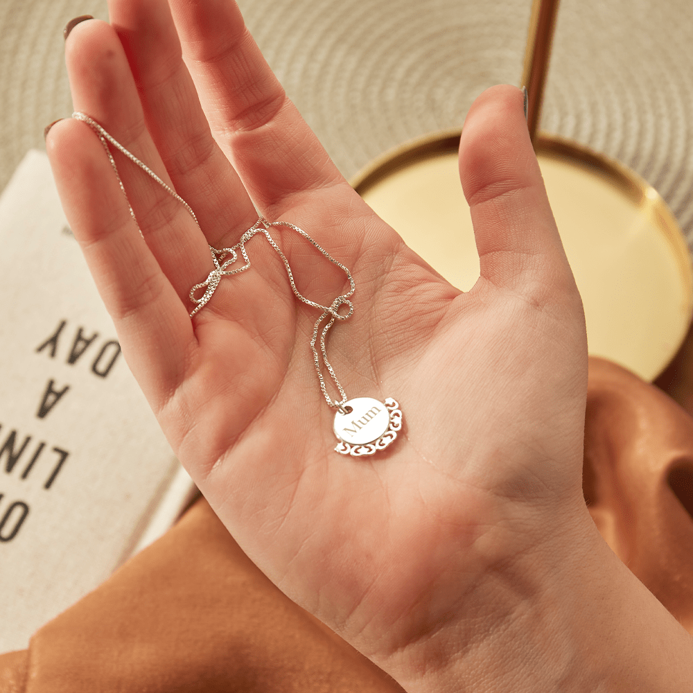 ChloBo Silver Personalised Delicate Box Chain Moon And Stars Necklace - MococoChloBoPSNDB3053/WEB754169355098Necklaces