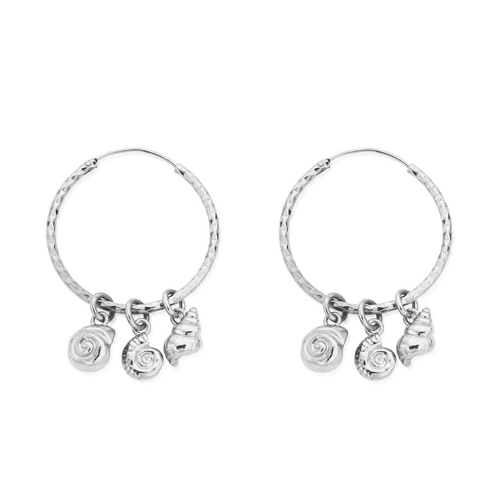 Chlobo Silver Resilient Dreams Hoop Earrings - MococoChloBoSEHMUL3/WEB9505767679694Earrings