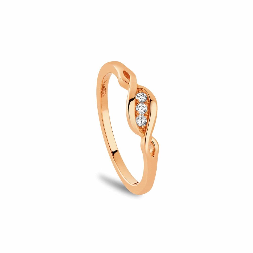 Clogau 1854 Past Present Future Diamond Ring - MococoClogau1854PPF0351 - J5051537379096Rings