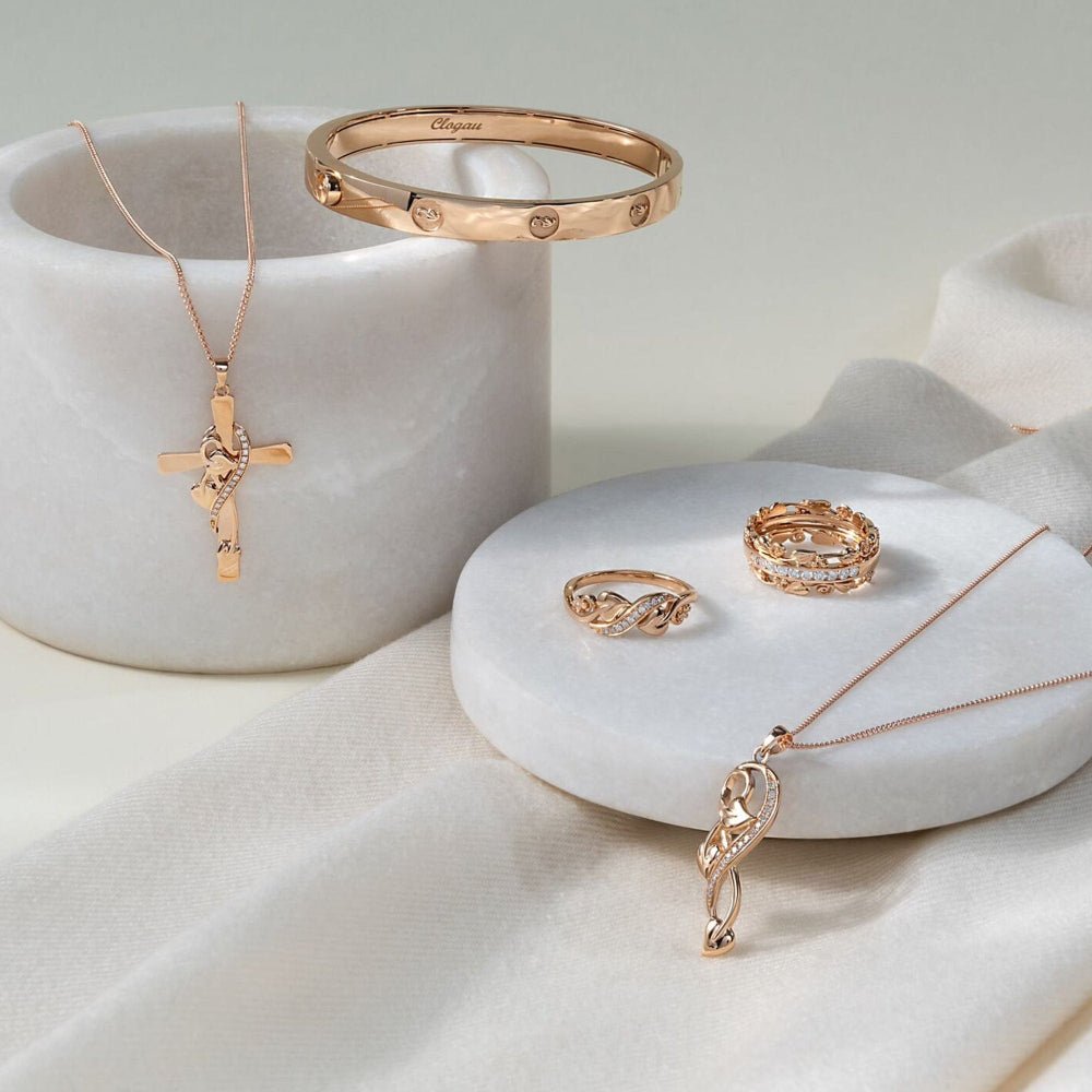 Clogau 1854 Tree of Life Insignia 18ct Gold Bangle (16.5cm) - MococoClogau1854TOLMNBG5051537312178Bracelets