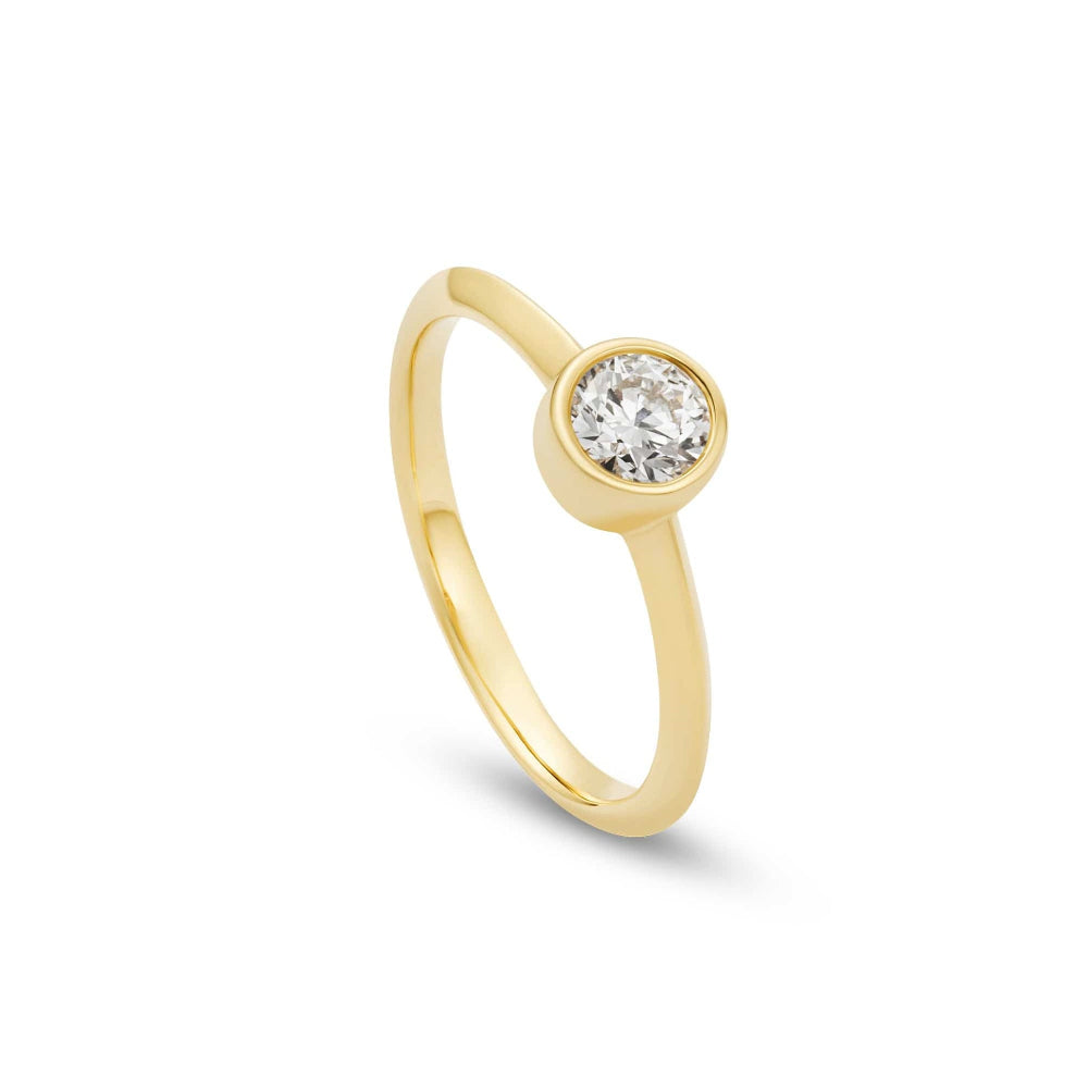 Clogau 9CT Solid Gold Celebration 0.5CT Lab-Grown Diamond Ring image