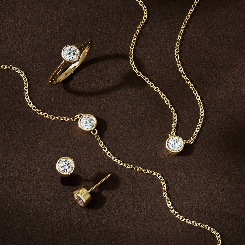 Clogau 9CT Solid Gold Celebration Stud with 0.5CT Lab-Grown Diamonds Earrings image 2