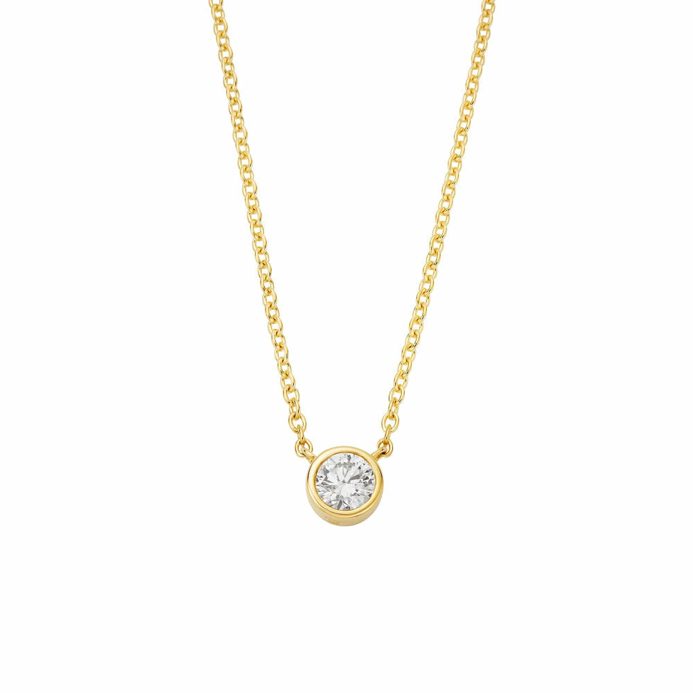 Clogau 9CT Solid Gold Celebration with 0.5CT Lab-Grown Diamond Necklace image