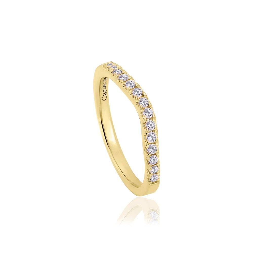 Clogau 9ct Yellow Gold Love Divine Wedding Ring - MococoClogau09YLD - JRings