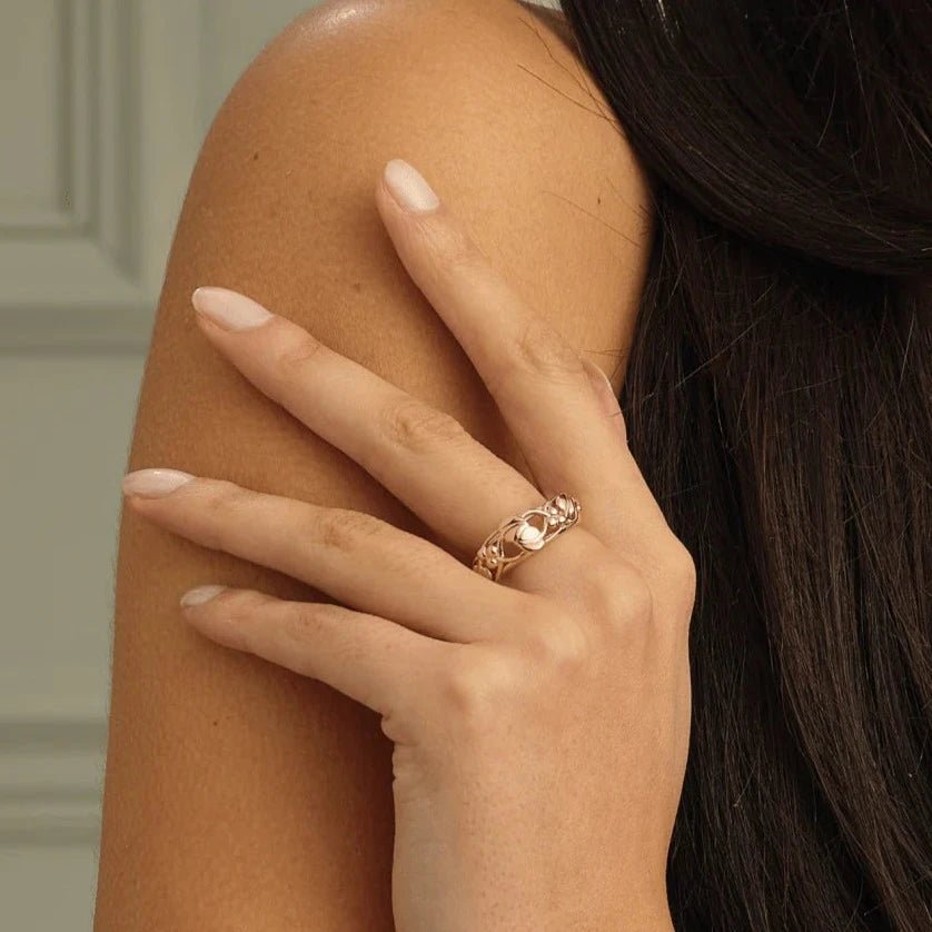 Clogau 9ct Yellow Gold Tree Of Life Filigree Ring - MococoClogauTLR/O5051537002062Rings