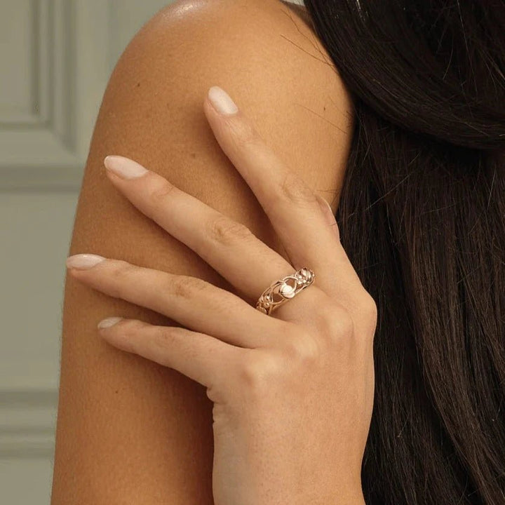 Clogau 9ct Yellow Gold Tree Of Life Filigree Ring - MococoClogauTLR/O5051537002062Rings