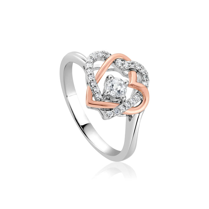 Clogau Always in my Heart White Topaz Ring - MococoClogau3SAMH0096/J5051537351535Rings