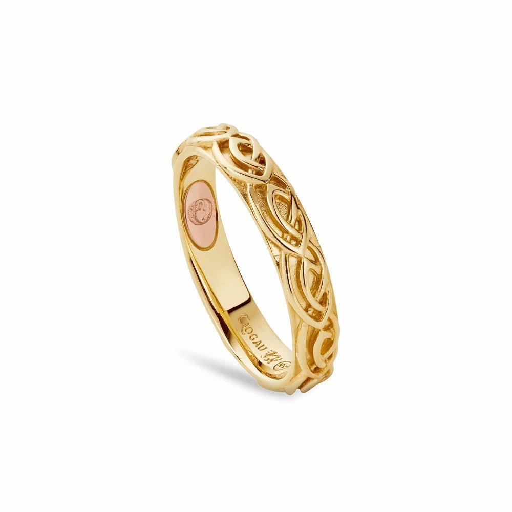 Clogau Annwyl Celtic 4mm Ring - MococoClogauCWED4 - J5051537252757Rings