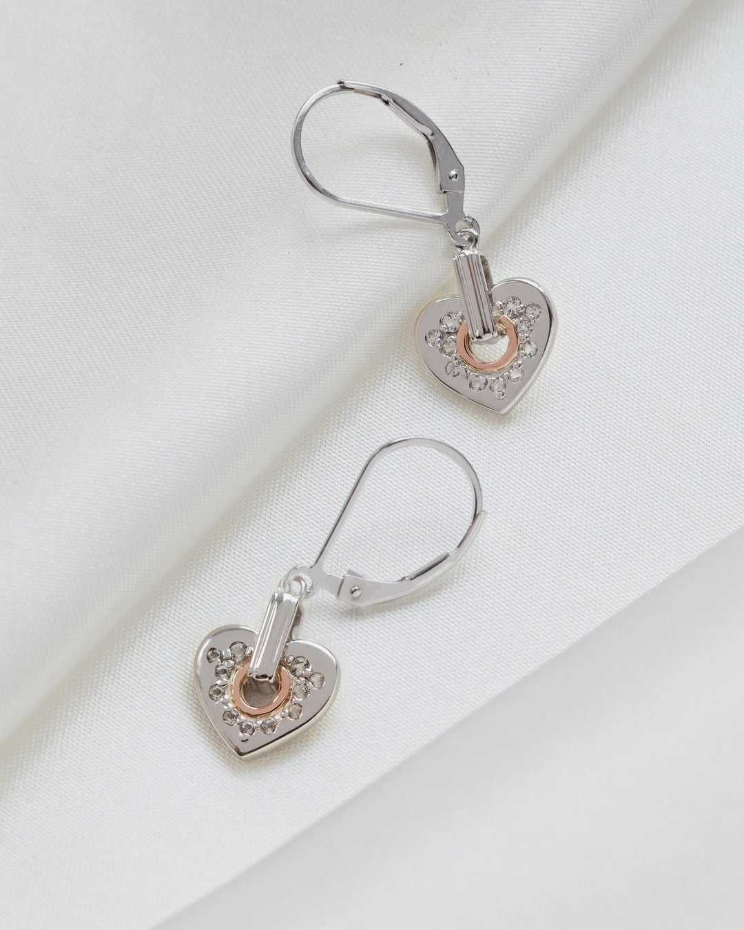 Clogau Cariad Sparkle Heart Drop Earrings - MococoClogau3SCCE015051537324560Earrings