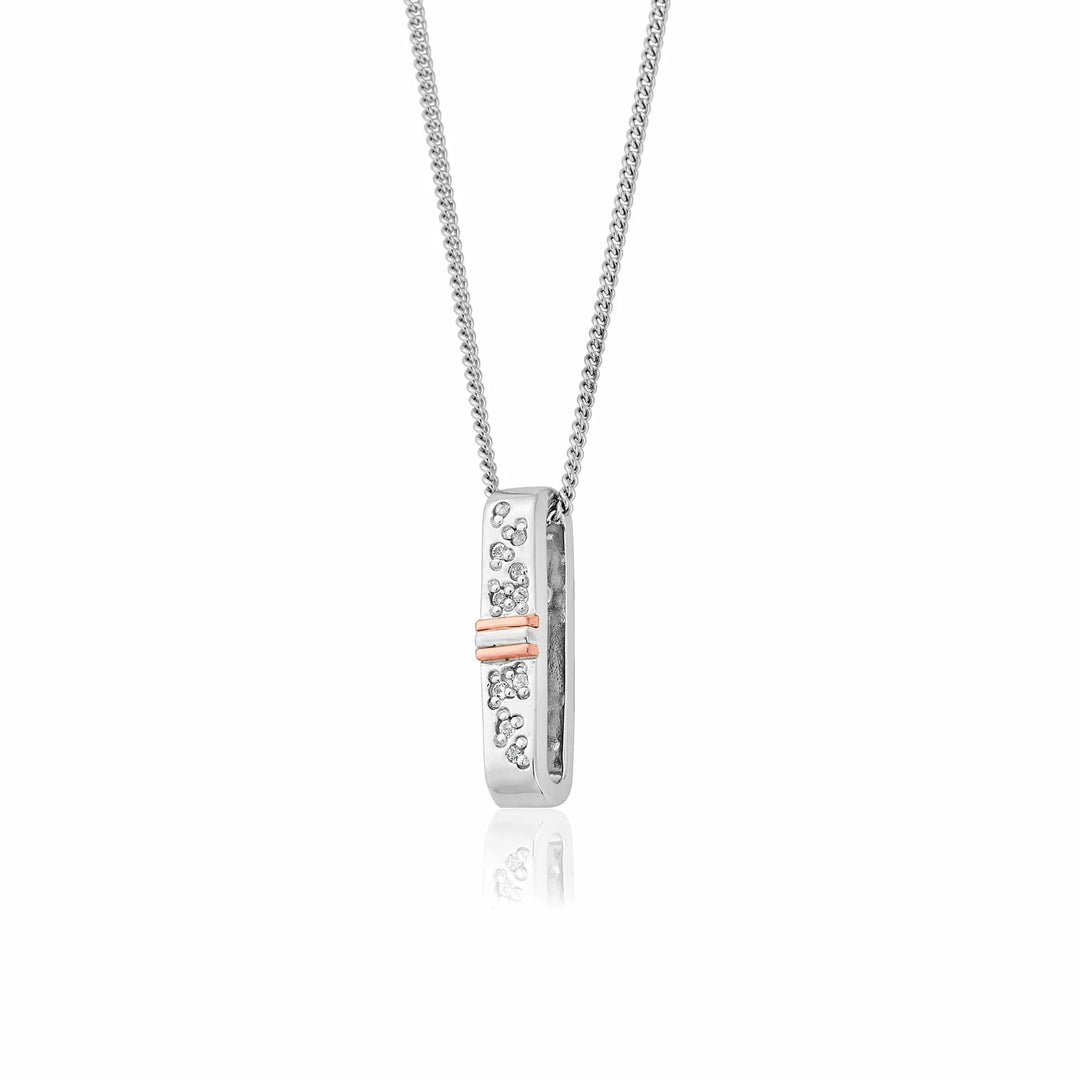 Clogau Cariad Sparkle White Topaz Drop Pendant - MococoClogau3SCCBP015051537361329Necklaces