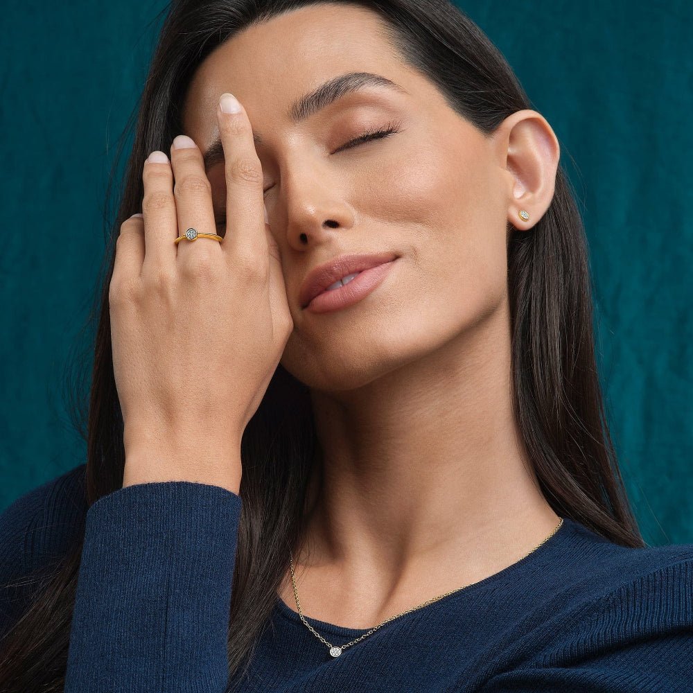 Clogau Celebration Gold and Laboratory - Created Diamond Ring - MococoClogauGCLC0362 - J5051537380054Rings