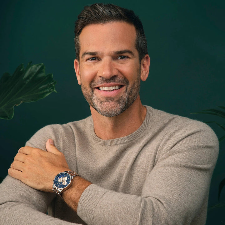 Clogau Dinas Mens Two Tone Navy Watch - MococoClogau4S000405051537381600Watches and Accessories