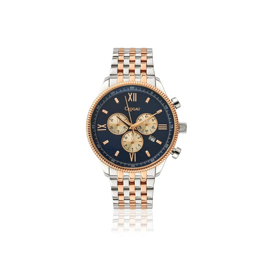 Clogau Dinas Mens Two Tone Navy Watch - MococoClogau4S000405051537381600Watches and Accessories
