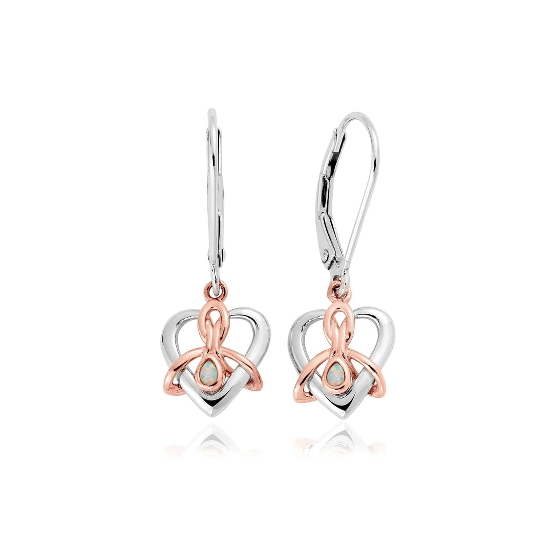 Clogau Dwynwen Opal and Silver Drop Earrings - MococoClogau3SDWE5051537168720Earrings