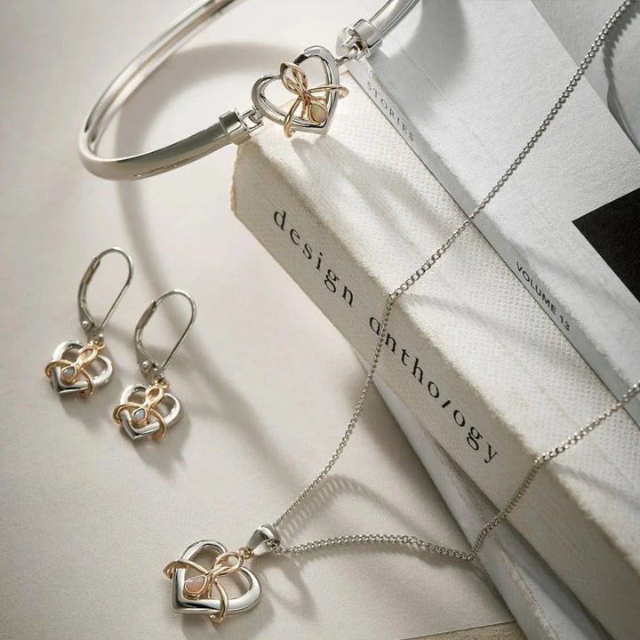 Clogau Dwynwen Opal and Silver Drop Earrings - MococoClogau3SDWE5051537168720Earrings