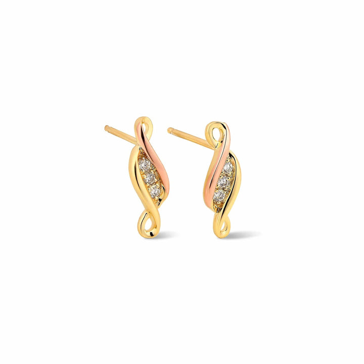 Clogau Gold Past Present & Future Earrings - MococoClogauPPFE5051537303671Earrings