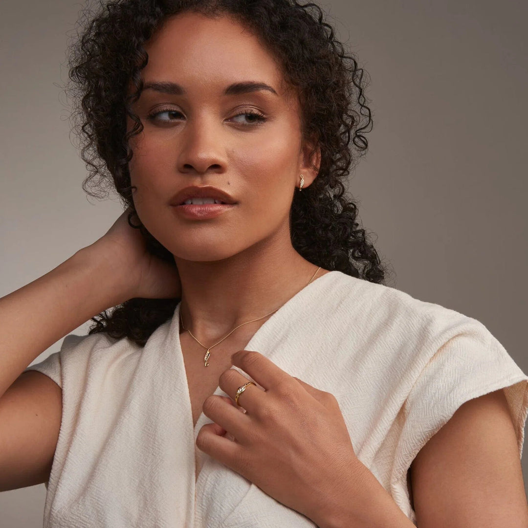 Clogau Gold Past Present & Future Earrings - MococoClogauPPFE5051537303671Earrings