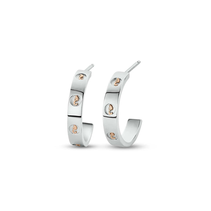 Clogau Insignia Silver Slim Half Hoop Earrings - MococoClogau3SINS8505051537388258Earrings