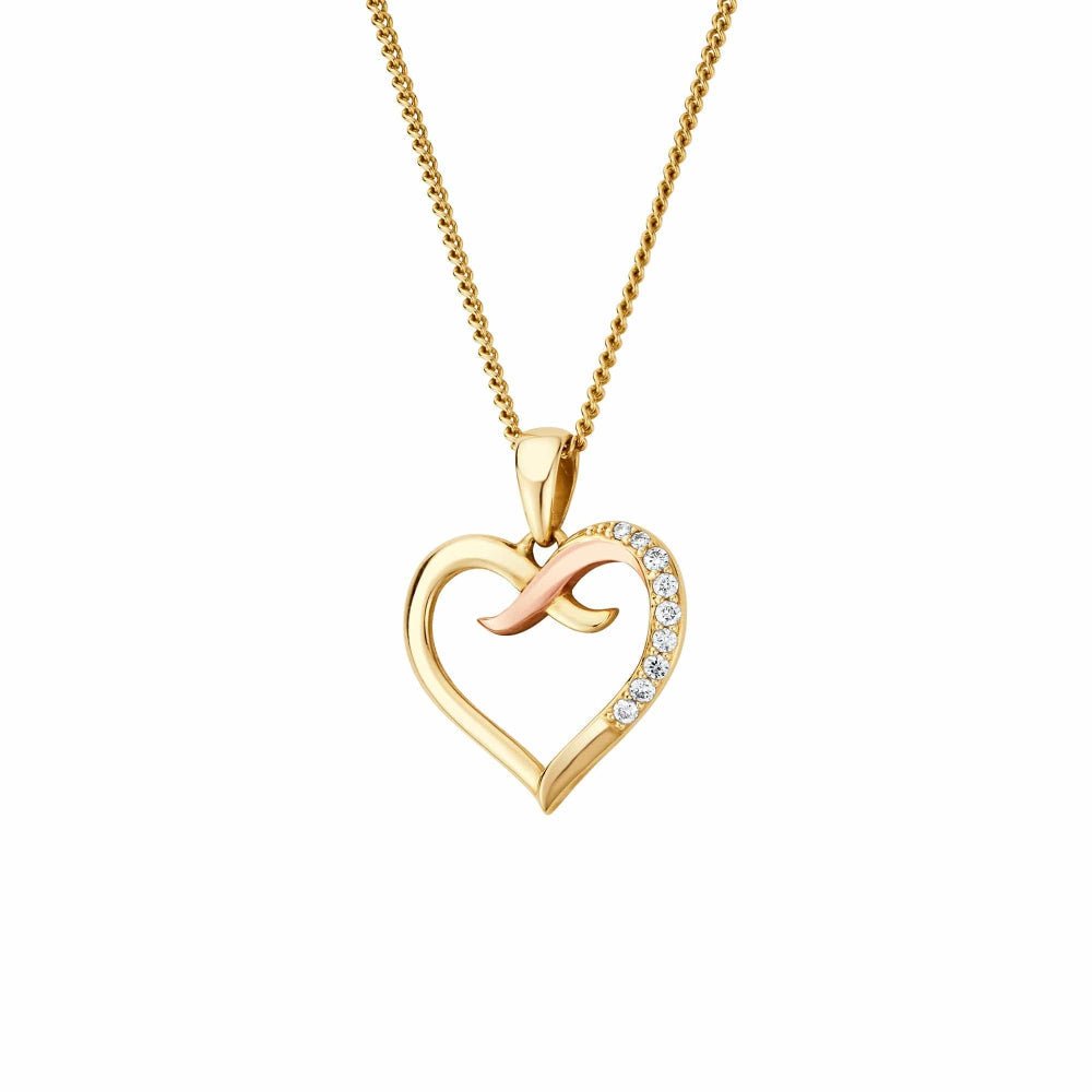 Clogau Kiss Gold and Diamond Pendant - MococoClogauCGKDP5051537332121Charms & Pendants