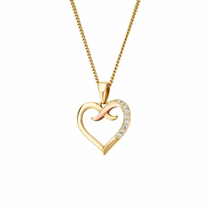 Clogau Kiss Gold and Diamond Pendant - MococoClogauCGKDP5051537332121Charms & Pendants
